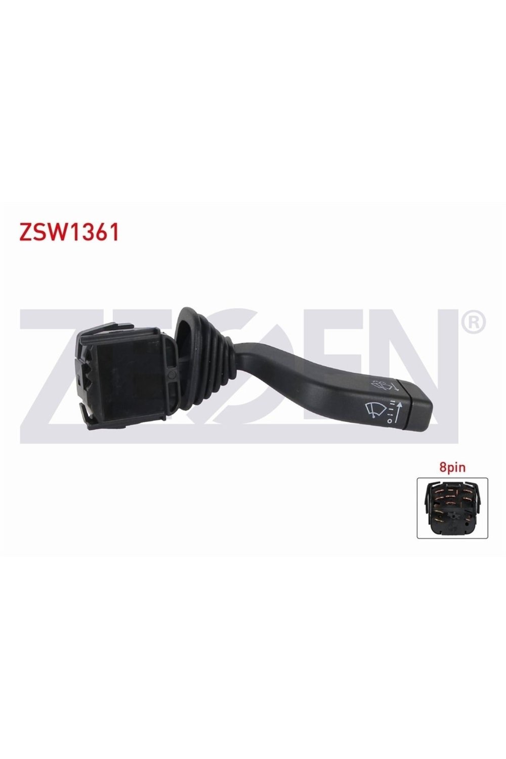 Opel Astra F / G - Corsa B - Vectra A / B - Omega B 1991-2005 Silecek Kumanda Kolu 8 Pin 1241131