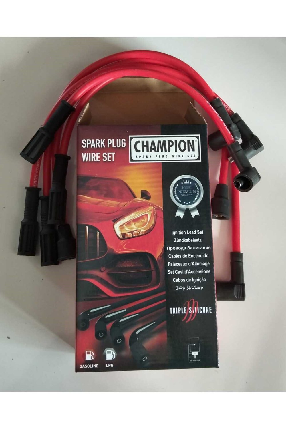 Skoda Favorit Forman Felicia 89-99 Model Uyumlu 8,5mm Buji Kablosu KIRMIZI 1,3 8V