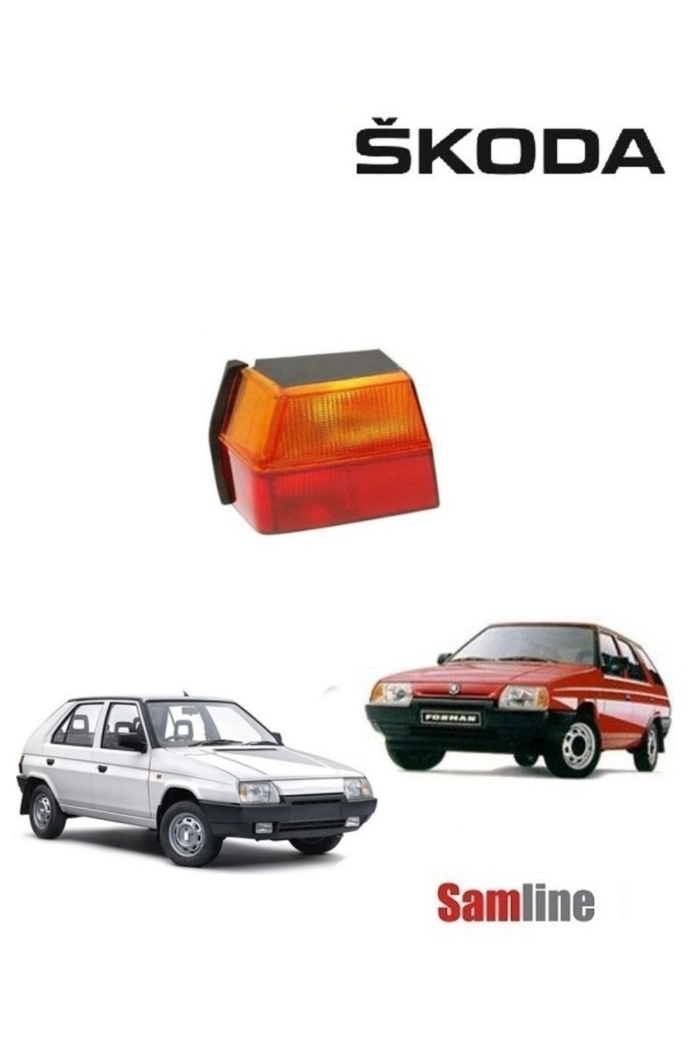 Skoda Forman -favorit Stop Lambası Sol (1989-1994) Arka Sol Stop Lambası