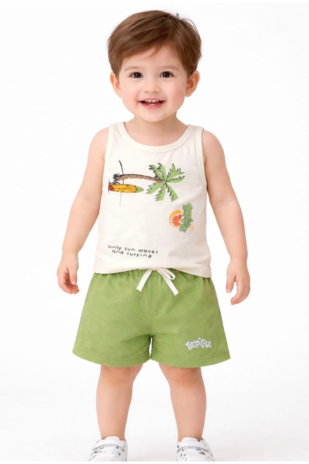 Erkek Bebek Tropical Model Alt-üst Takım