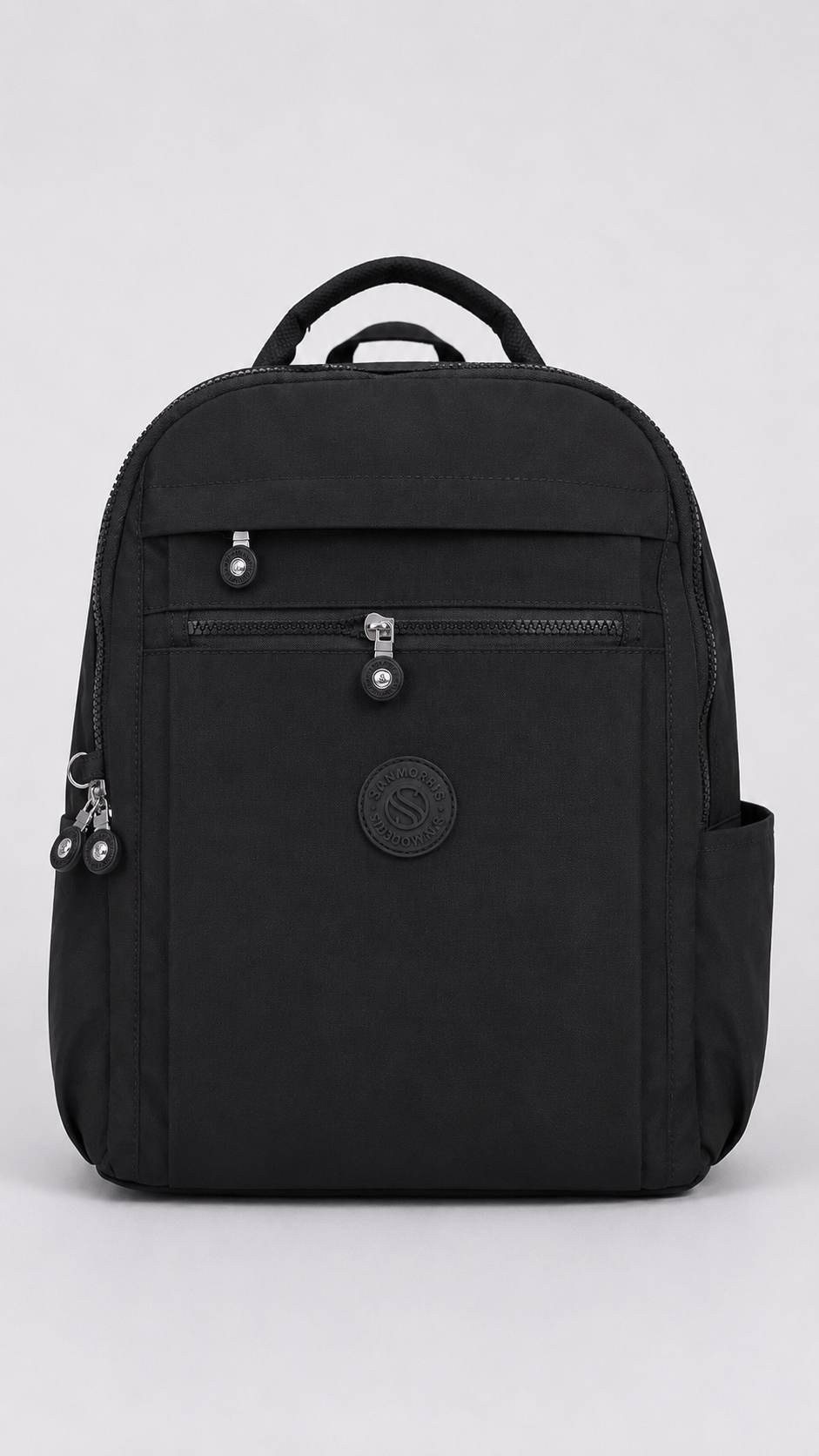 Çok Bölmeli Siyah Unisex Sırt Çantası – Laptop ve Tablet Bölmeli Günlük Kullanım Okul Çantası