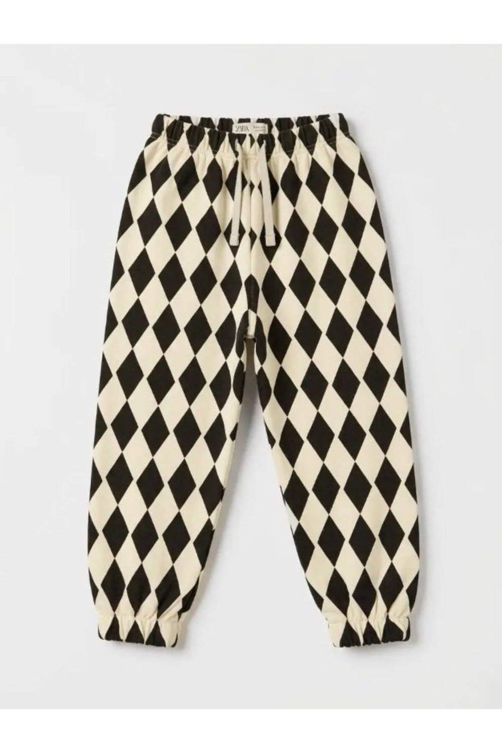 Çocuk Damalı Jogger/Pantolon