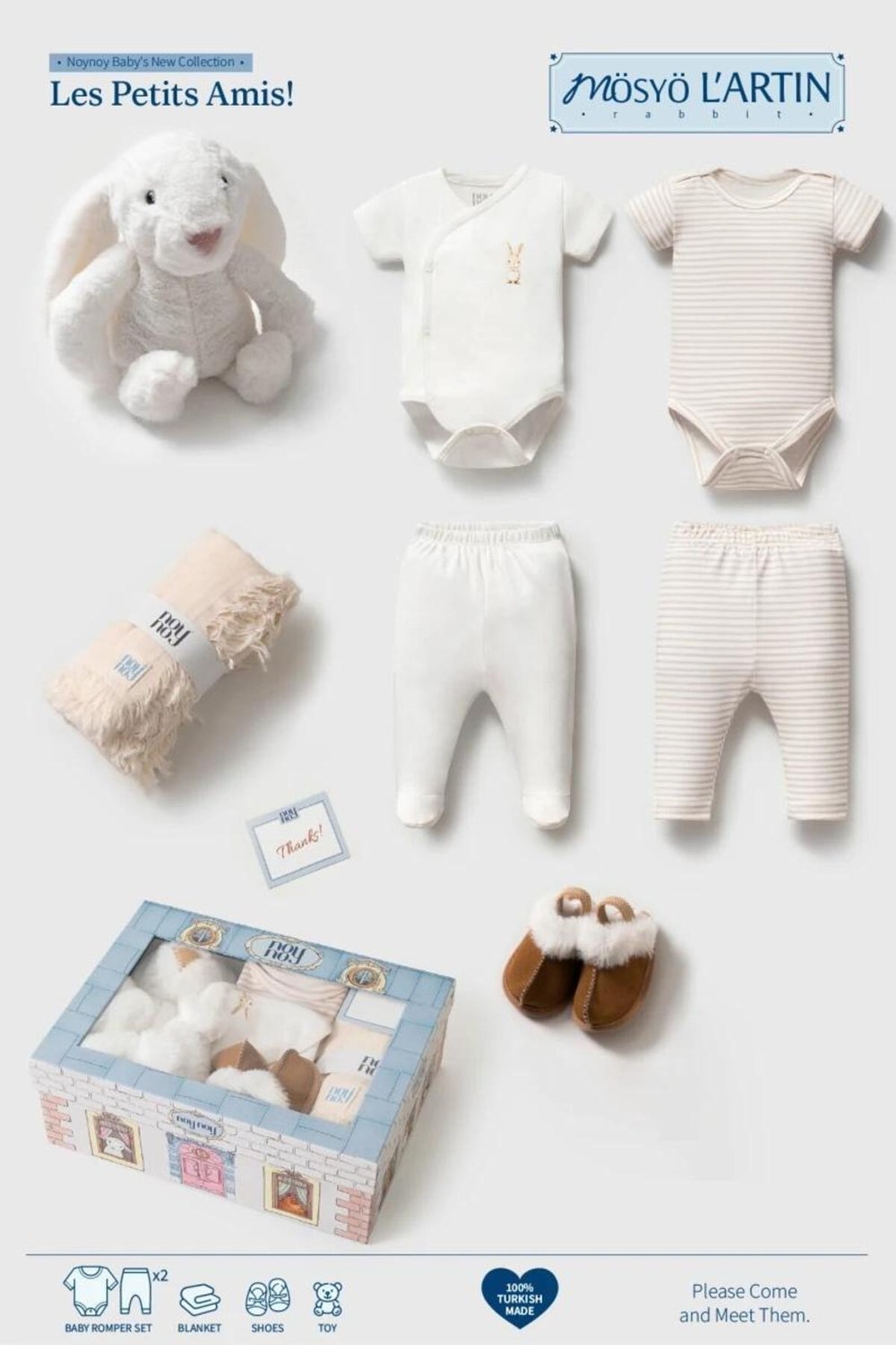 Unisex 0-6 Ay Oyuncaklı 7 Parça Set - Hediyelik Tasarım Limited Edition Premium Ürün