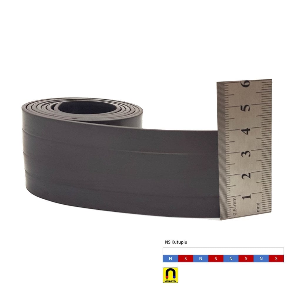 20x1,5mm Esnek Şerit Mıknatıs