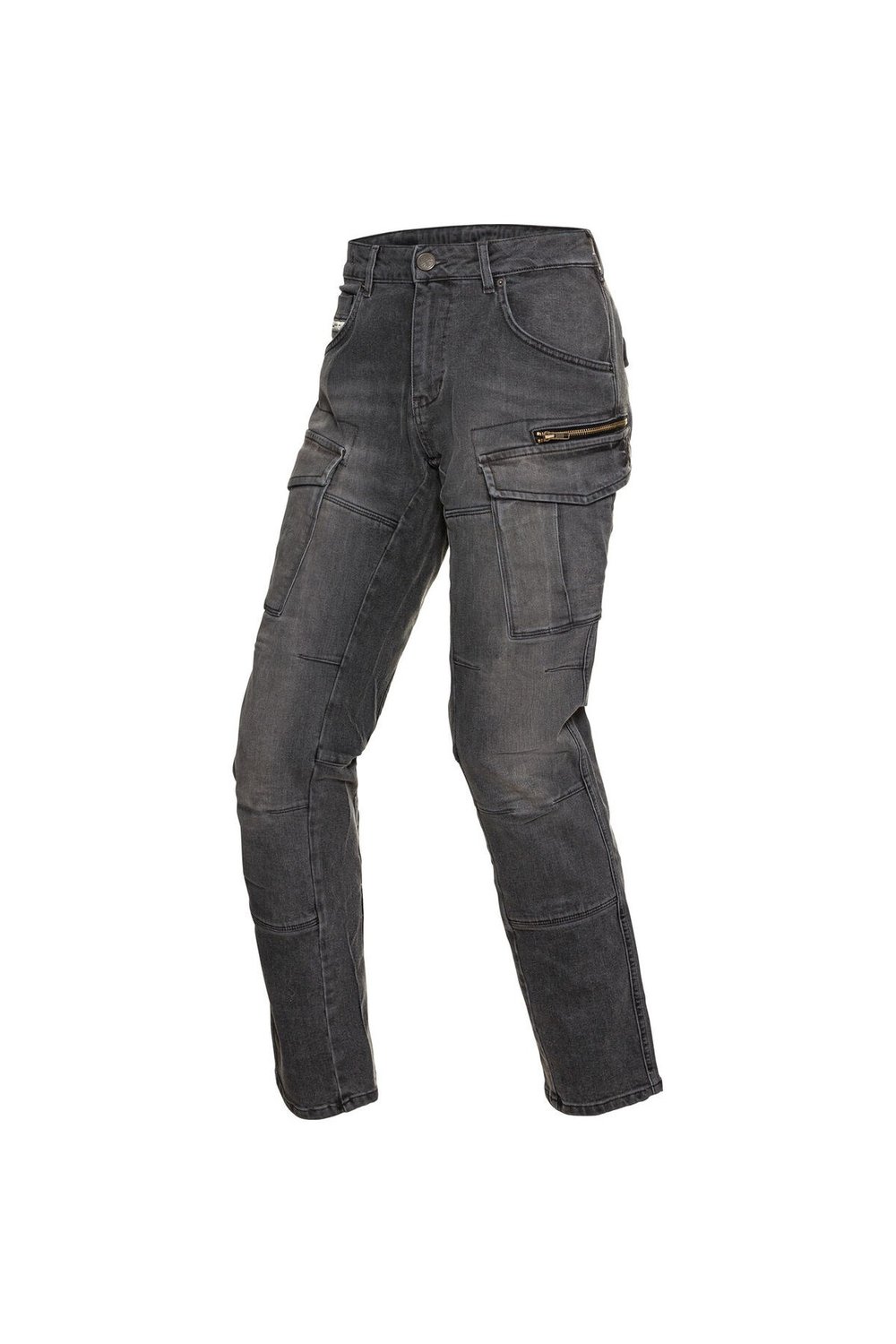 Korumalı Dark Grey Motosiklet Pantolonu MJD5006