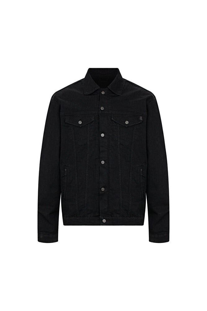 Korumalı Motosiklet Kevlar Siyah Denim Ceket