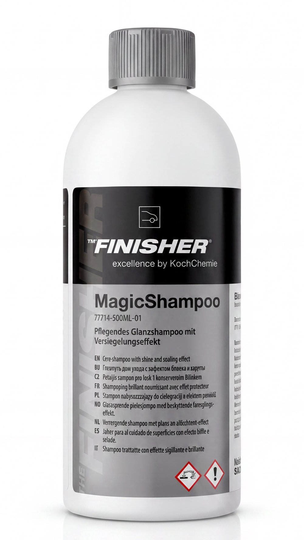 Finisher Magic Shampoo (Yüksek Parlaklık ve Hidrofobik Koruma Etkili Konsantre Yıkama Şampuanı) 500ml.
