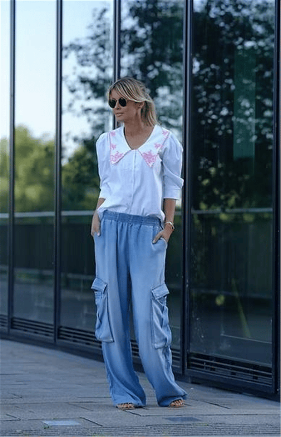 GİTTA BANKO TENCEL CARGO PANTOLON EMİLY