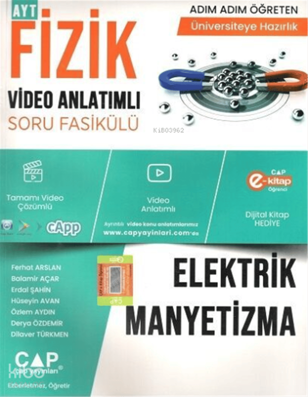 Çap Fizik Elektrik Manyetizma Konu Anlatımlı Soru Fasikülü