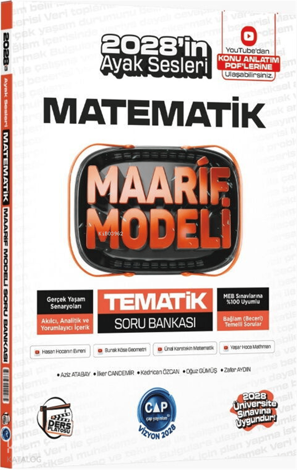 Çap Yayınları Üniversiteye Hazırlık Matematik Ders Platosu Maarif Modeli Tematik Soru Bankası