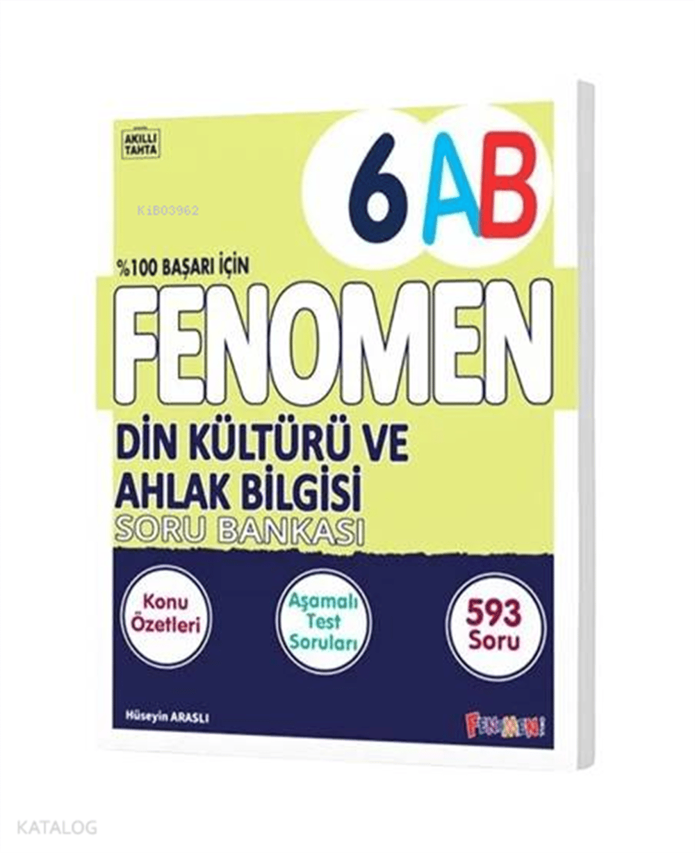 Fenomen 6. Sınıf Din Kültürü A-b Konu Özetli Soru Bankası