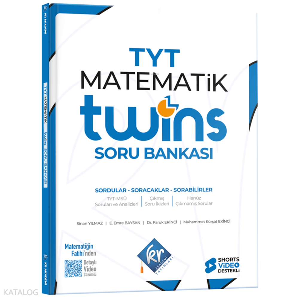 KR Akademi Yayınları TYT Twins Matematik Soru Bankası