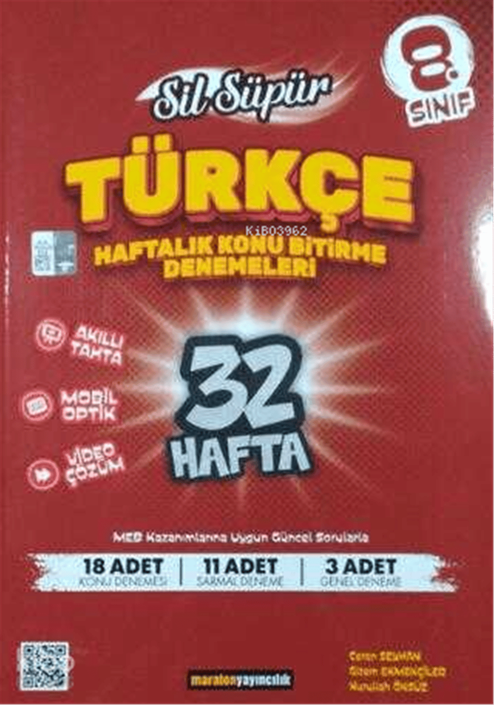 Maraton 8. Sınıf Sil Süpür Türkçe Konu Bitirme Denemeleri