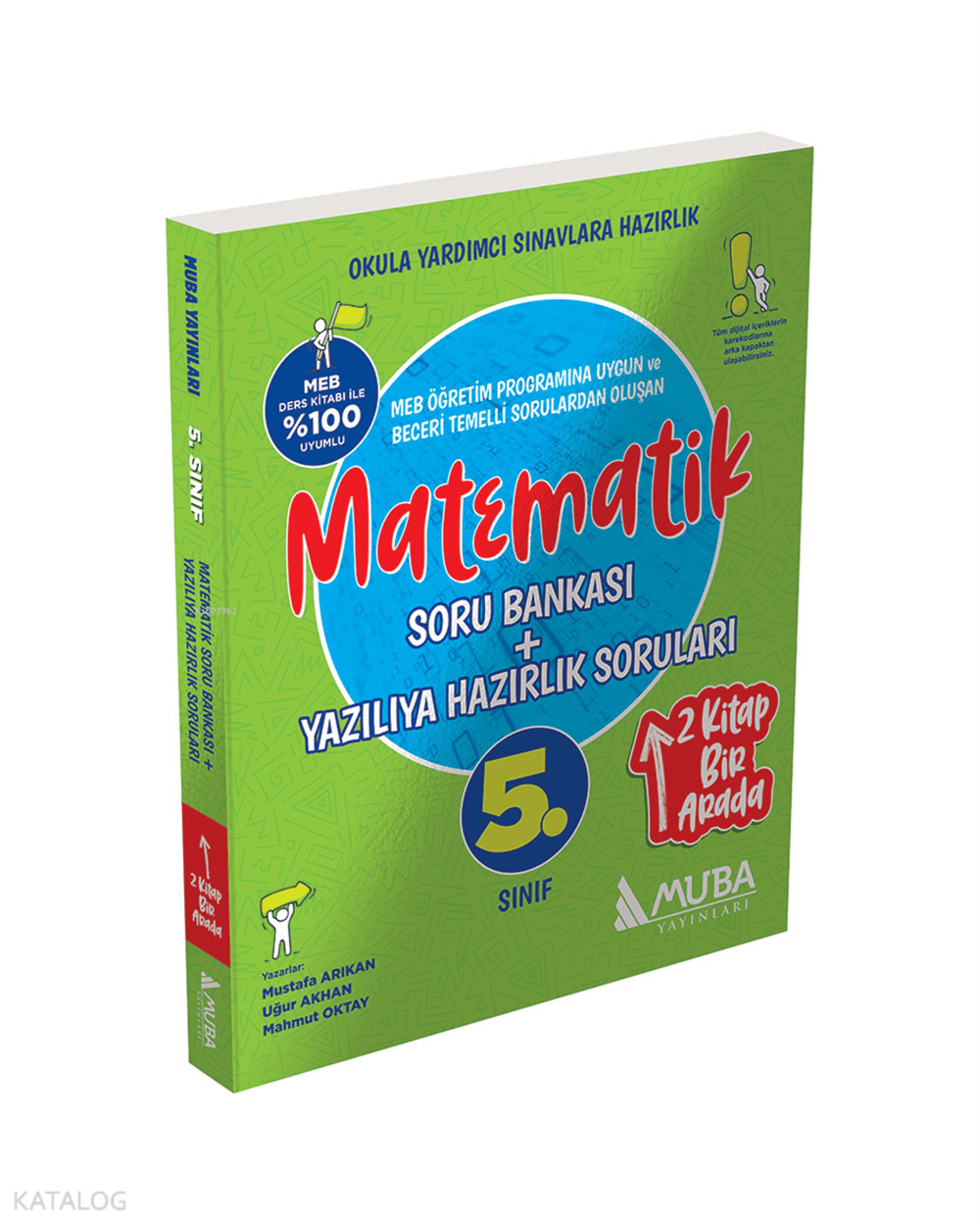Muba 5. Sınıf Matematik Soru Bankası + Yazılıya Hazırlık Soruları 2'Si 1 Arada