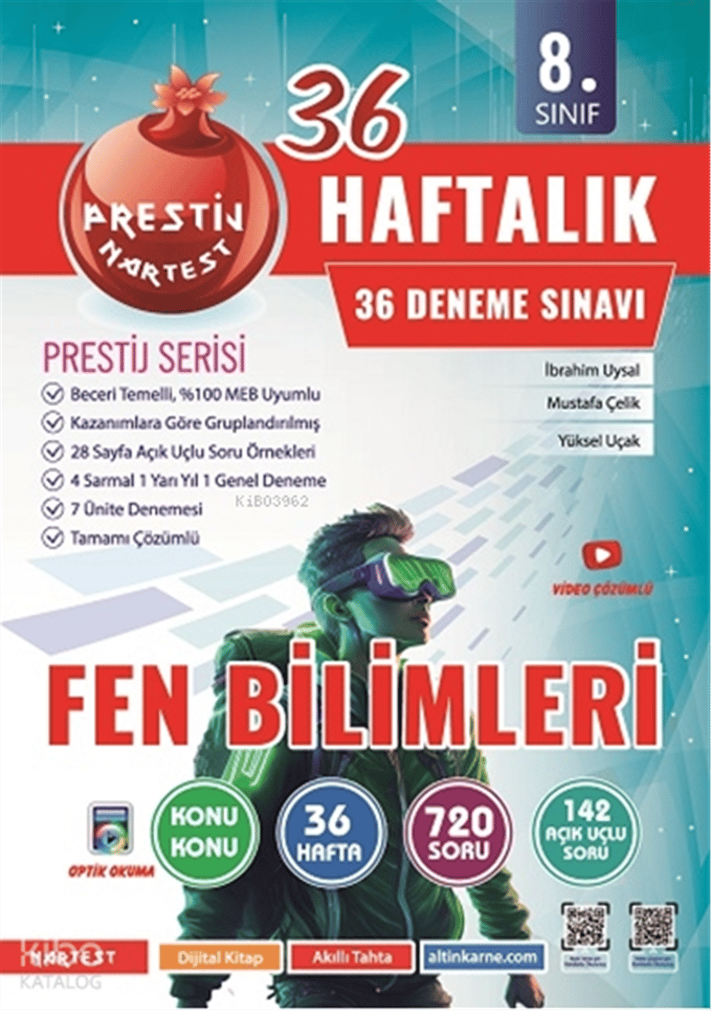 Nartest 8. Sınıf Haftalık Fen Bilimleri Denemeleri