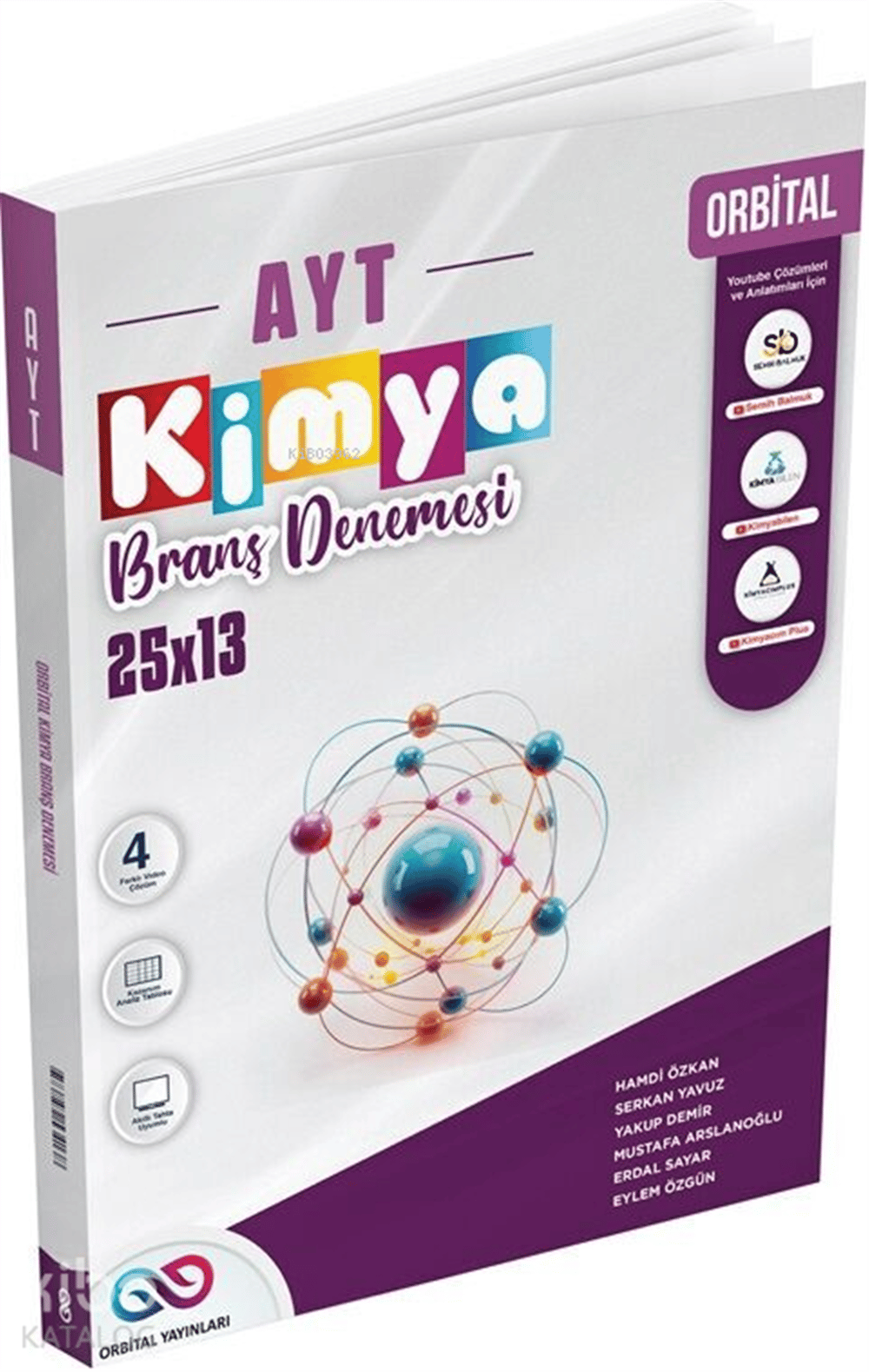 Orbital AYT Kimya 25 x 13 Branş Denemeleri