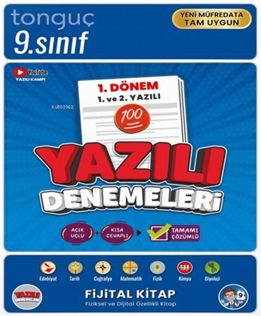 Tonguç 9. Sınıf Yazılı Denemeleri 1. Dönem 1 ve 2. Yazılı