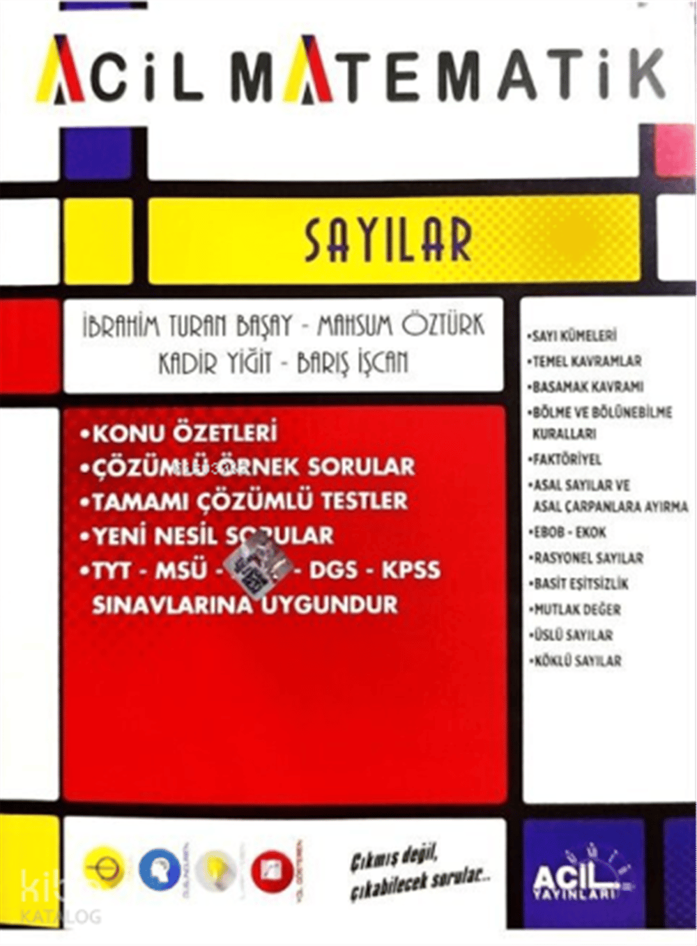 TYT Acil Matematik Sayılar TYT