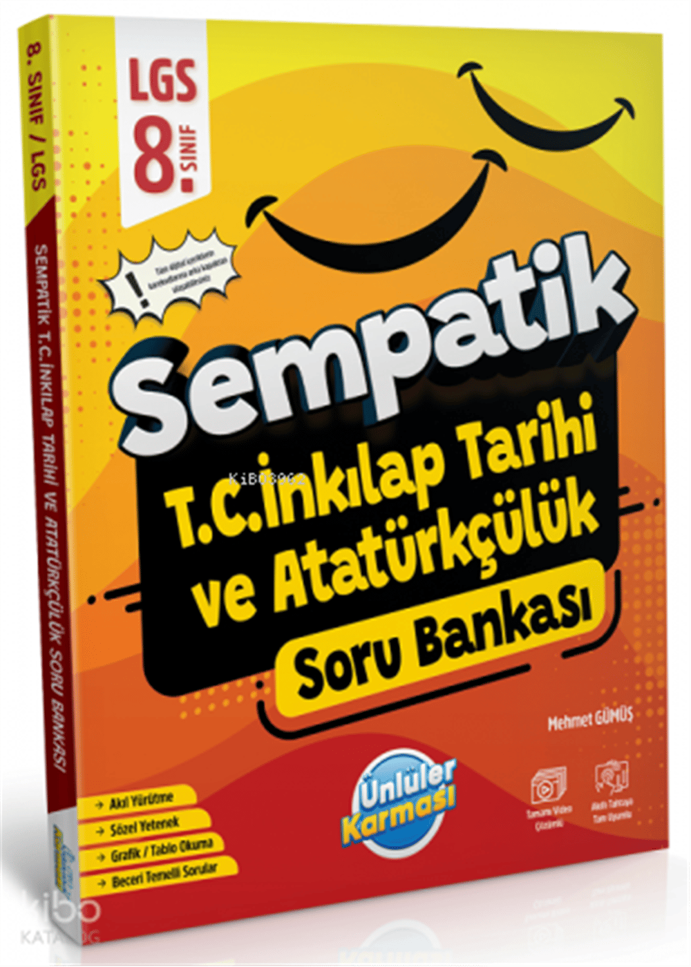 Ünlüler Karması 8. Sınıf LGS TC İnkılap Tarihi ve Atatürkçülük Sempatik Soru Bankası
