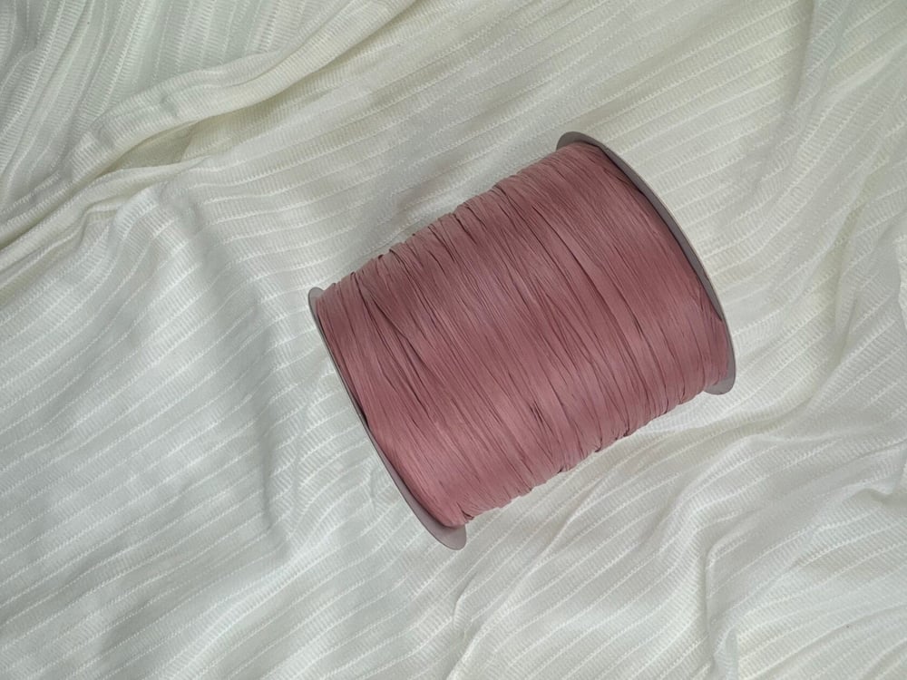 Asavia Raffia ispie - Dusty rose