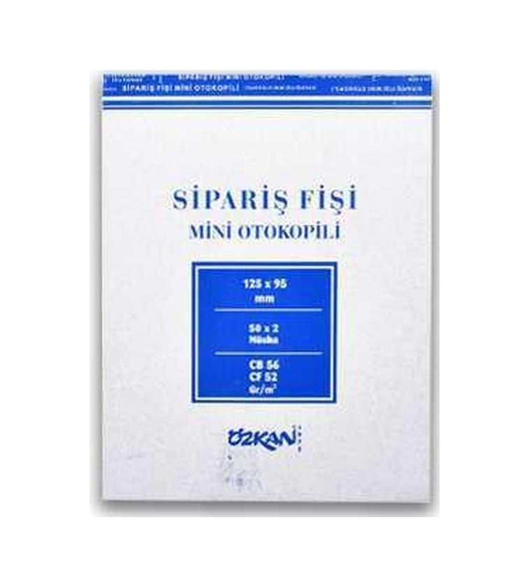 1447 Mini Sipariş Fişi Otokopili 2x50