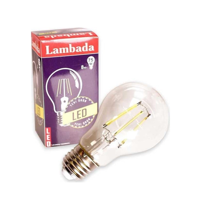 8w Beyaz Flament Led Ampul 1 Adet
