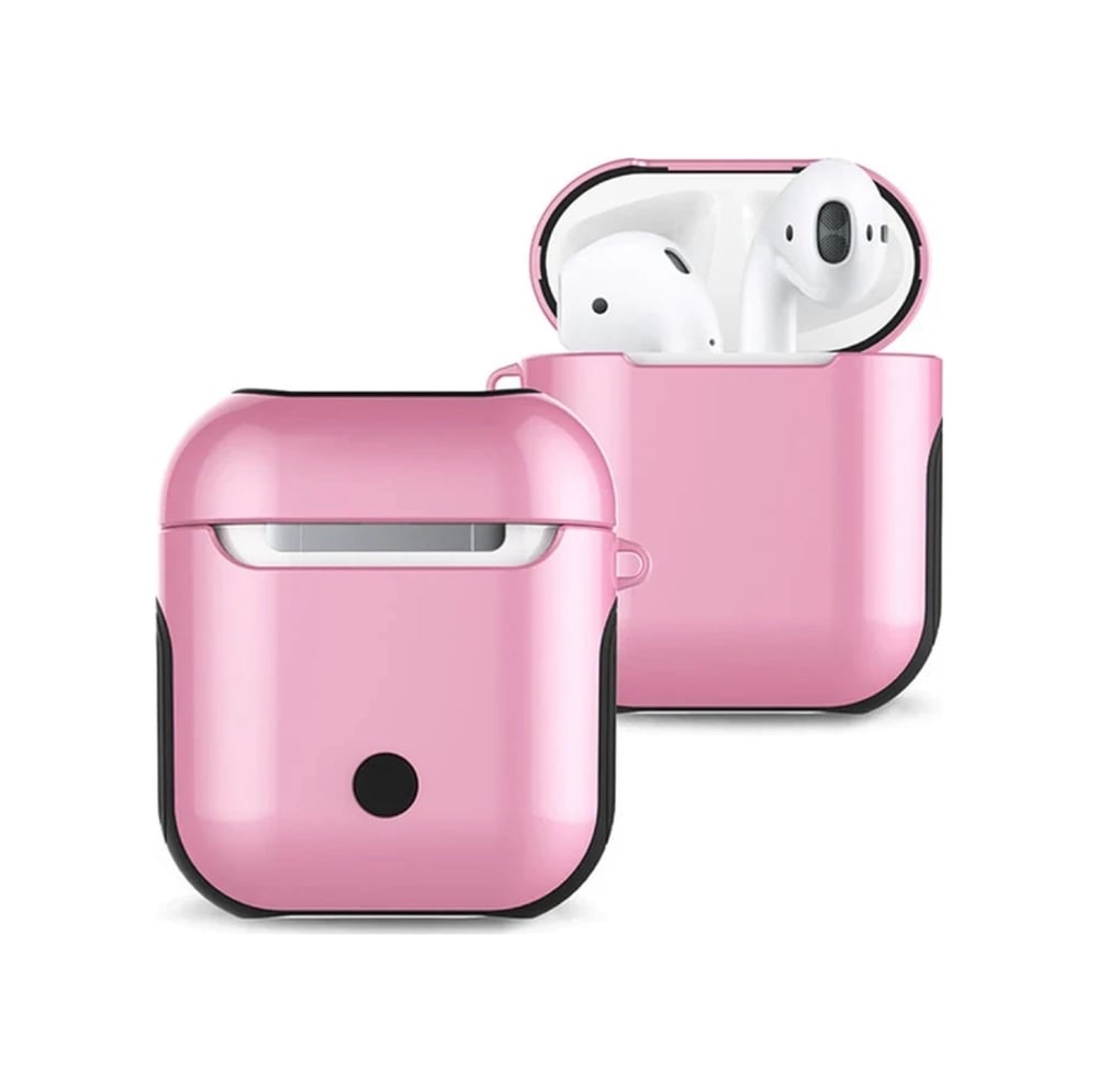 Apple Airpods 2 2.nesil 3in1 Kılıf - Pembe Çok Renkli