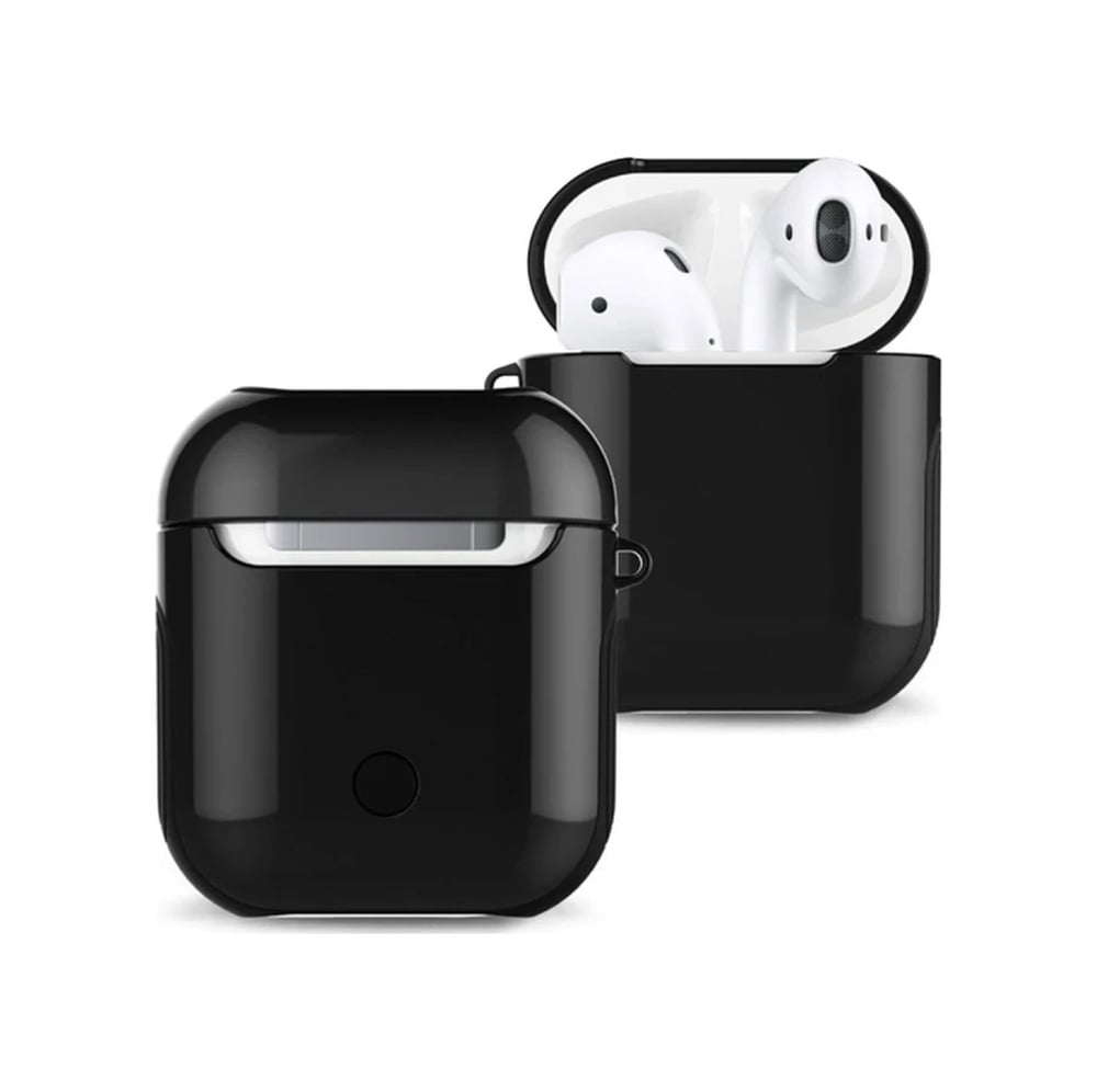 Apple Airpods 2 2.nesil 3in1 Kılıf - Siyah Çok Renkli