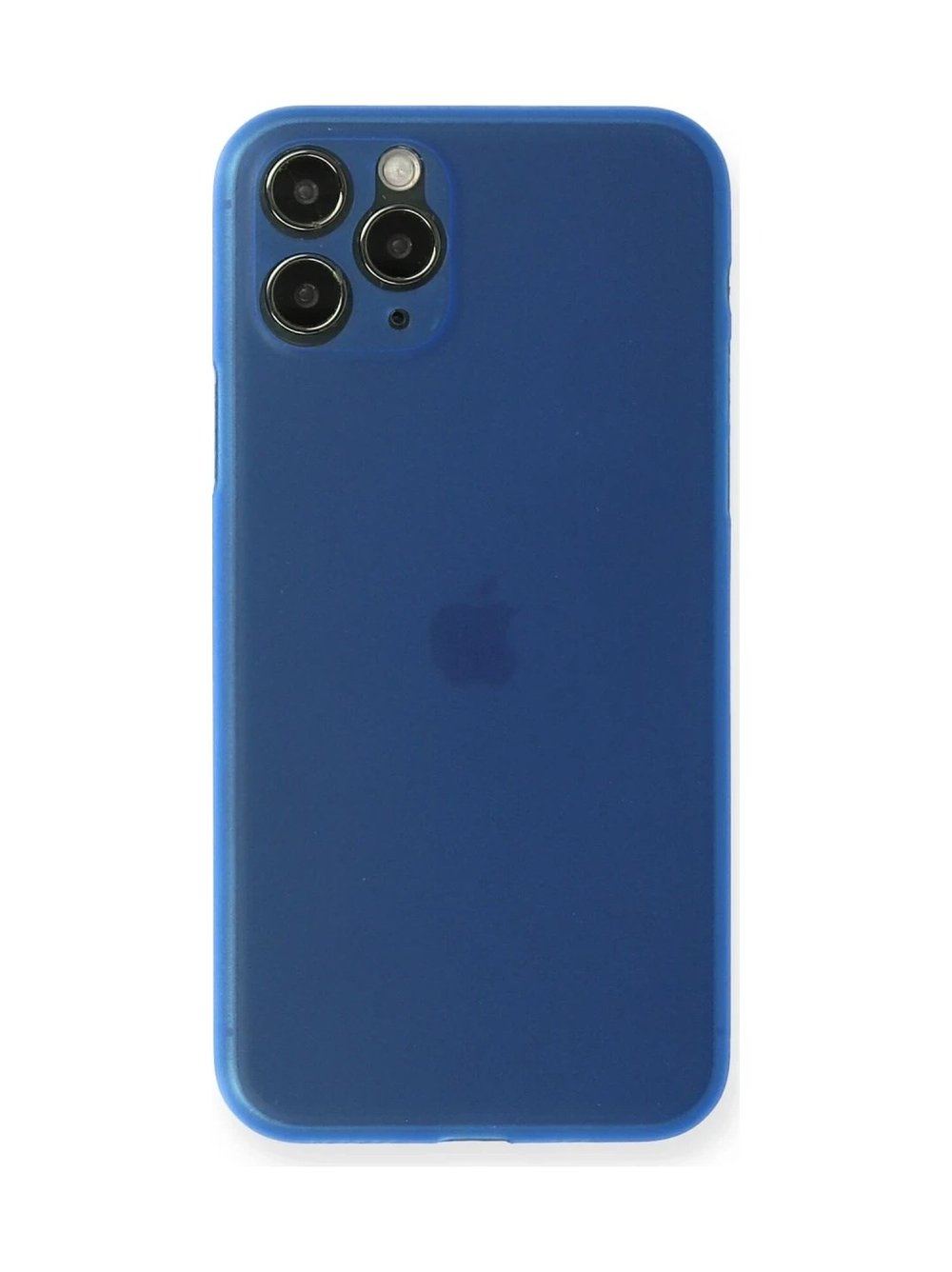 Apple İphone 11 Pro Max Kılıf Pp Ultra İnce Kapak - Mavi 0.2M-Çok Renkli