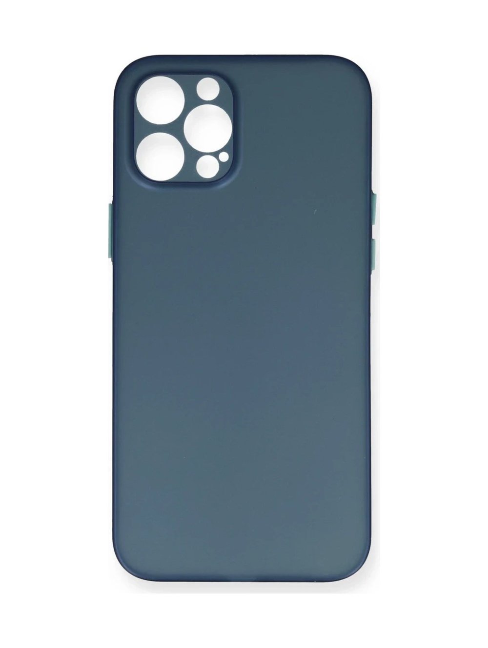 Apple İphone 12 Pro Max Kılıf Pp Ultra İnce Kapak - Mavi 0.2M-Çok Renkli