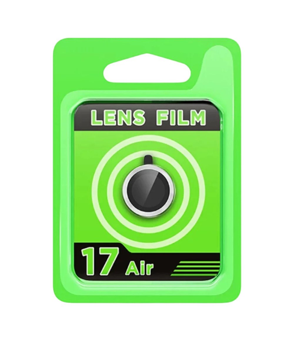 Apple İphone 17 Air Uyumlu Raze Metal Kamera Lens - Gümüş