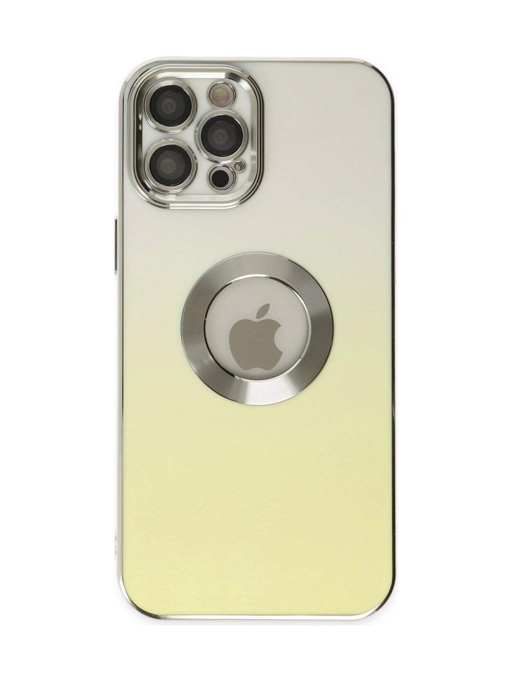 Apple iPhone Uyumlu   12 Pro Max Kılıf Best Silikon - Sarı Belirtilmemiş