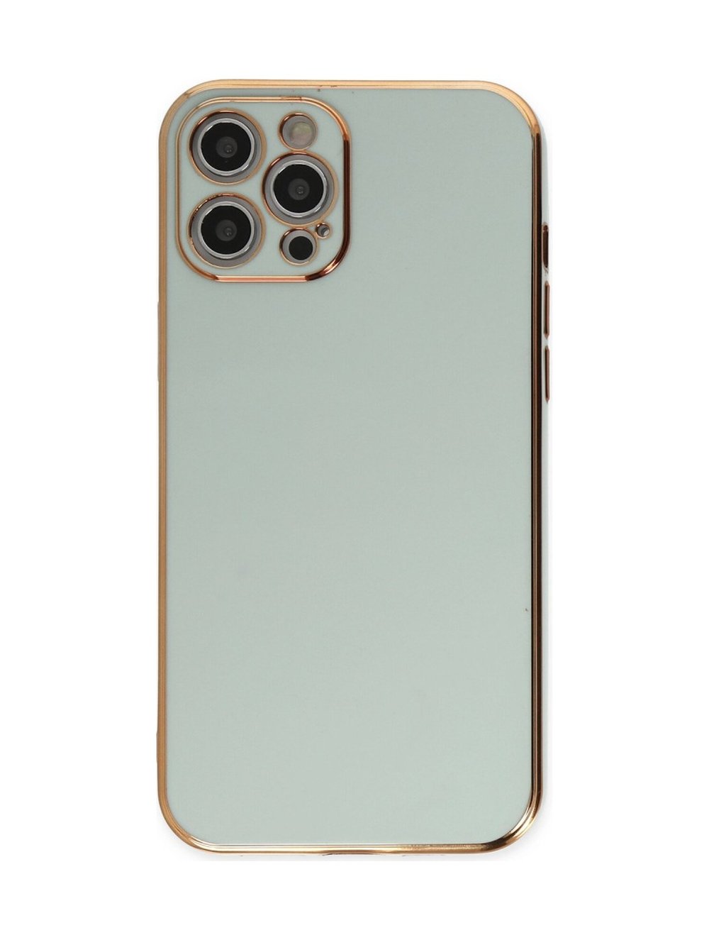 Apple iPhone Uyumlu 12 Pro Max - Kılıf Volet Silikon - Açık Yeşil Belirtilmemiş