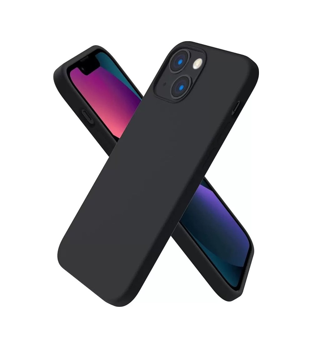 Apple iPhone Uyumlu  13 Mini Kılıf First Silikon -  Siyah Belirtilmemiş