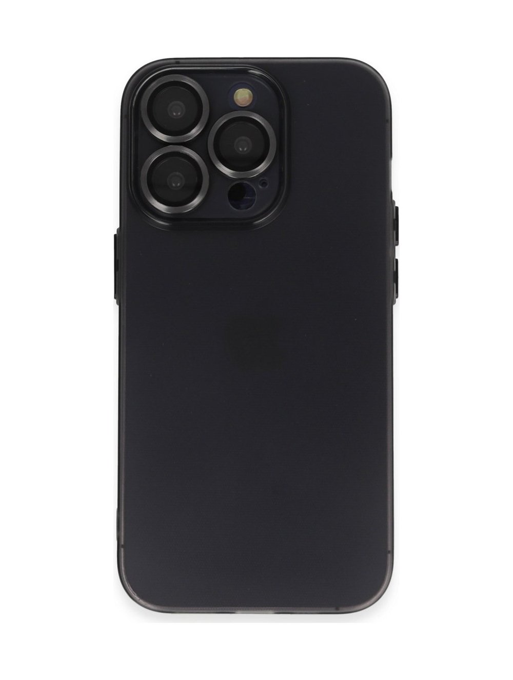 Apple iPhone Uyumlu  13 Pro Kılıf Luko Lens Silikon -  Siyah Belirtilmemiş