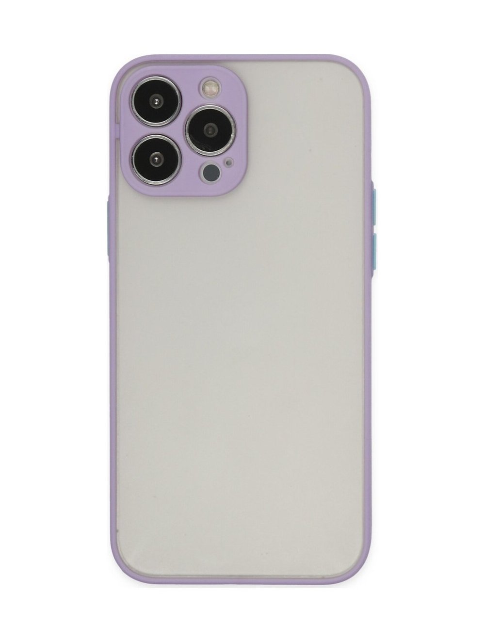Apple iPhone Uyumlu 13 Pro - Kılıf Montreal Silikon - Kapak - Mor Belirtilmemiş