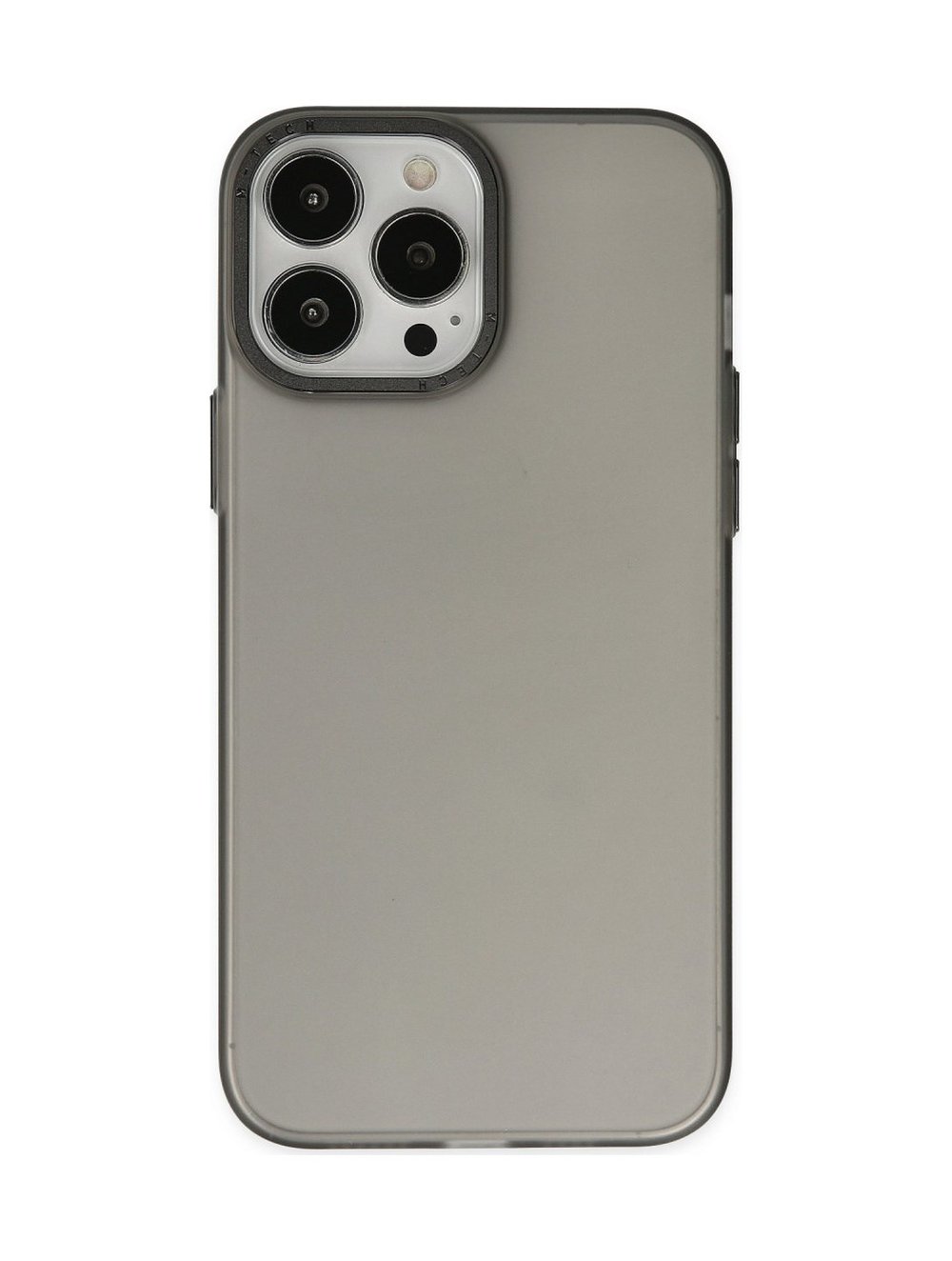 Apple iPhone Uyumlu  13 Pro Max Kılıf Modos Metal Kapak -  Siyah Belirtilmemiş