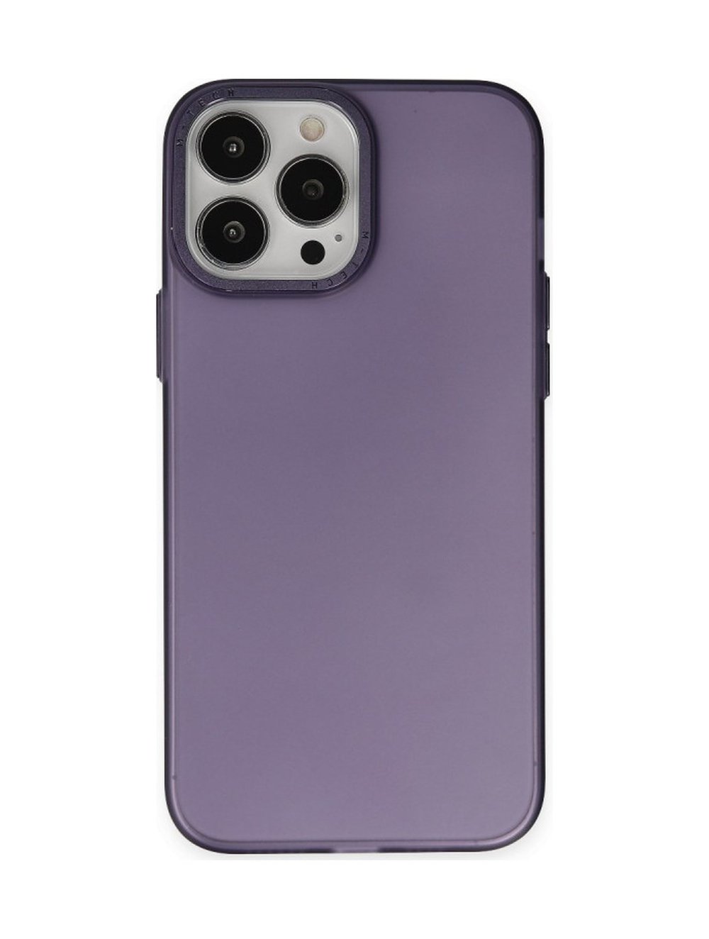 Apple iPhone Uyumlu 13 Pro Max - Kılıf Modos Metal - Kapak - Derin Mor Belirtilmemiş