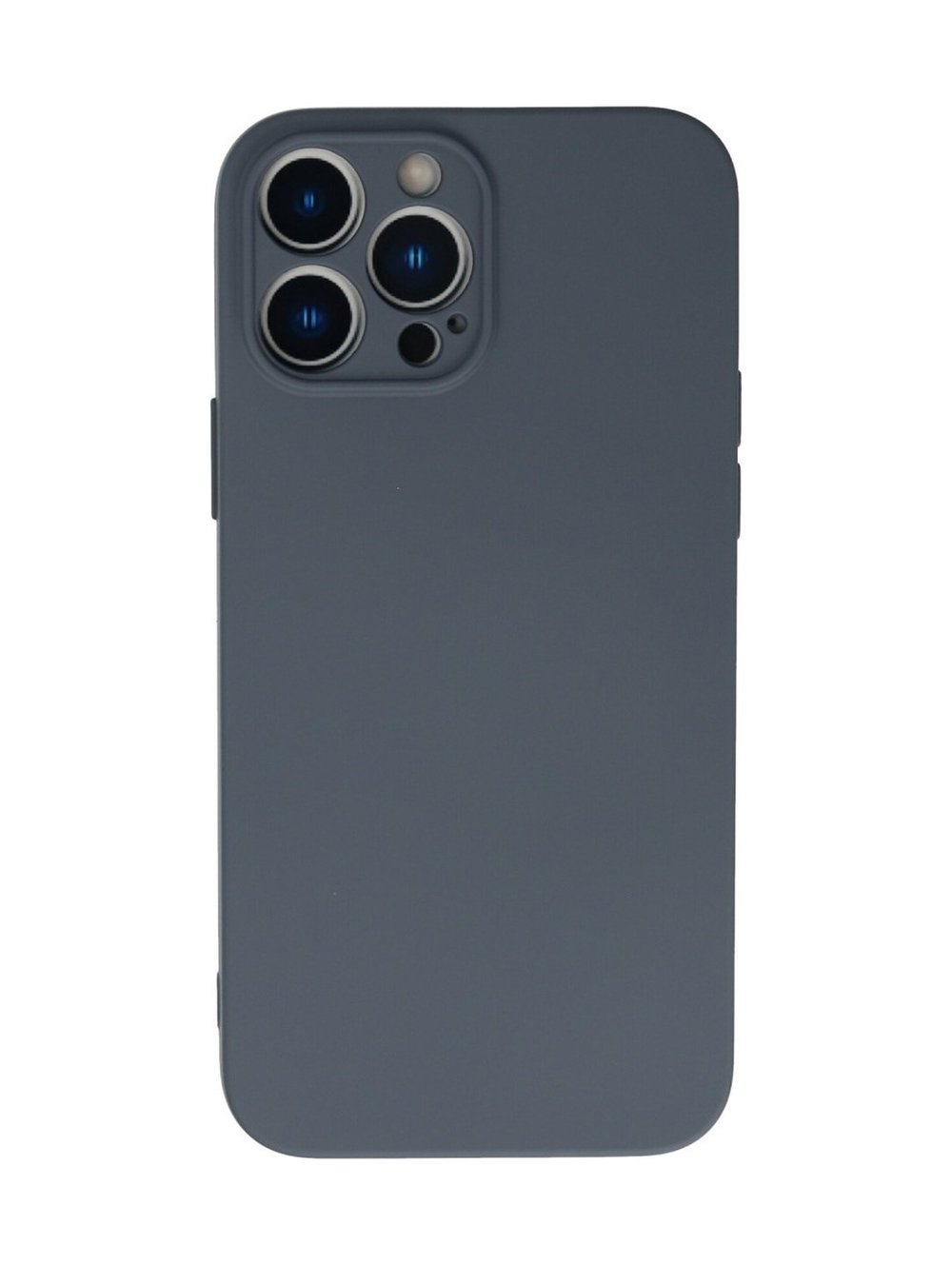 Apple iPhone Uyumlu 13 Pro Max - Kılıf Nano İçi Kadife Silikon - Gri Belirtilmemiş