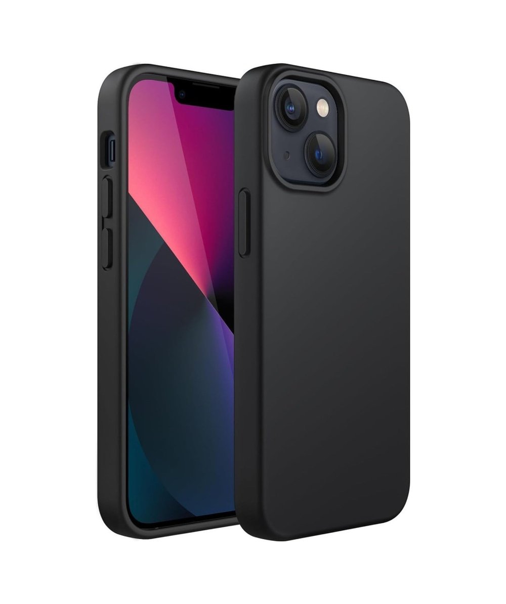 Apple iPhone Uyumlu  14 Plus Kılıf First Silikon -  Siyah Belirtilmemiş