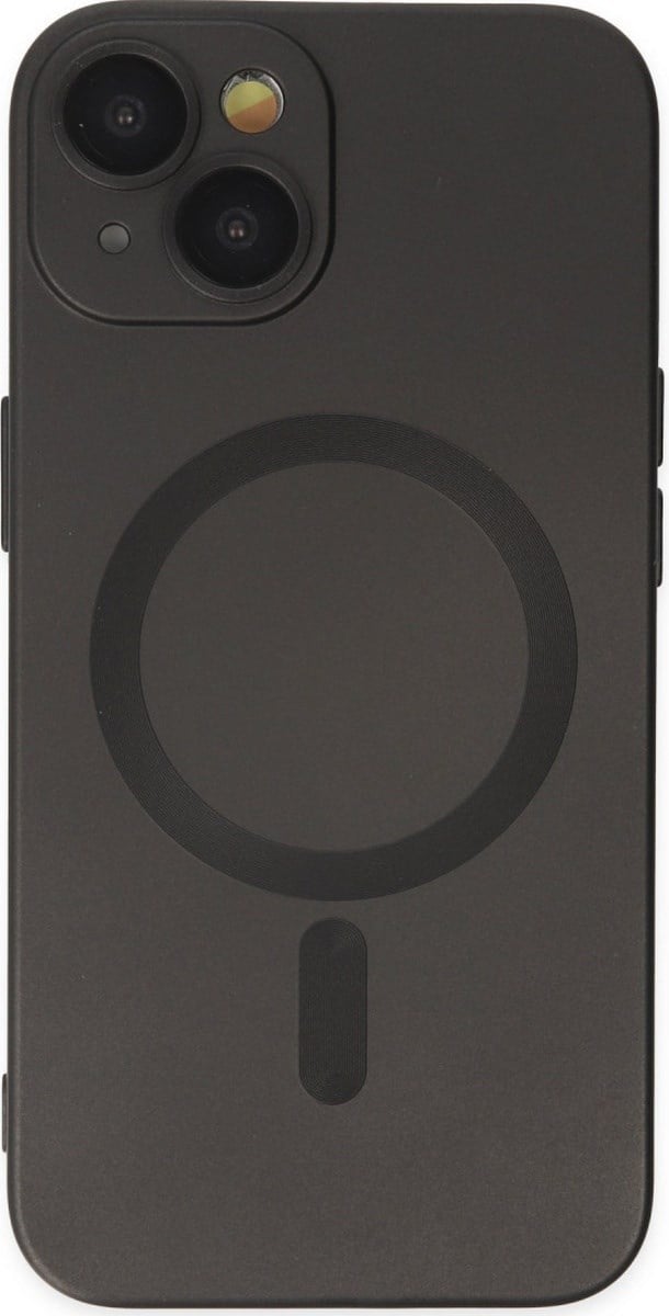 Apple iPhone Uyumlu  14 Plus Kılıf Moshi Lens Magneticsafe Silikon -  Siyah Belirtilmemiş