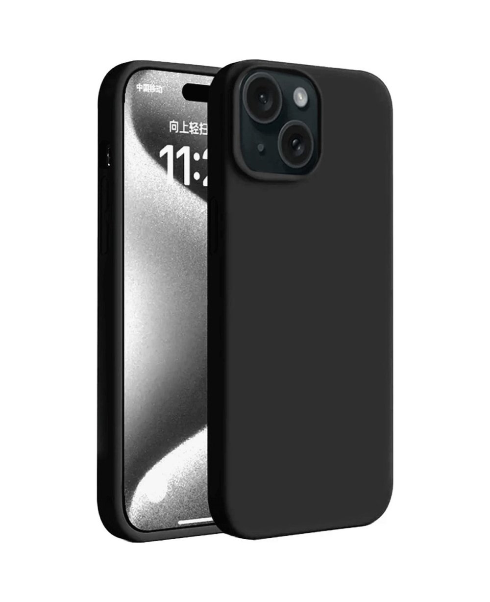 Apple iPhone Uyumlu  15 Kılıf First Silikon -  Siyah Belirtilmemiş