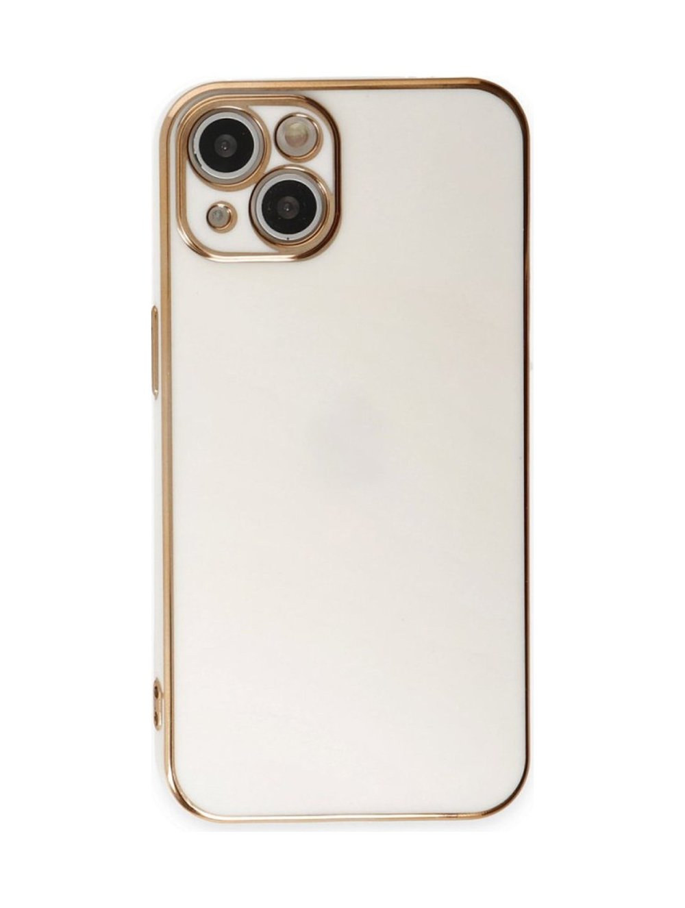 Apple iPhone Uyumlu  15 Kılıf Volet Silikon -  Beyaz Belirtilmemiş