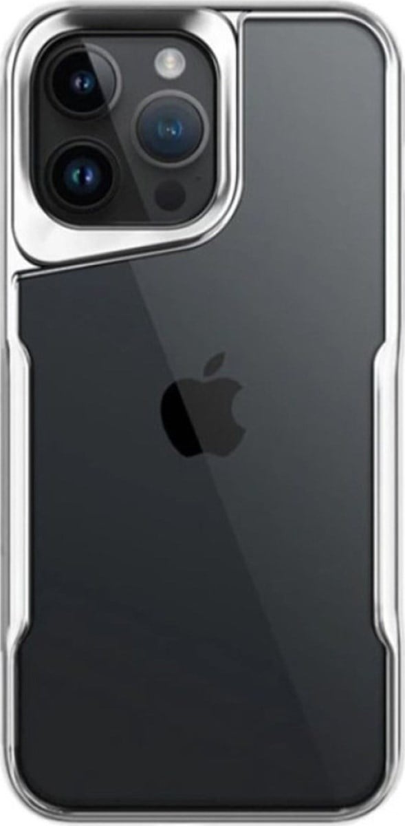 Apple iPhone Uyumlu  15 Pro Max Kılıf Boyi Silikon Kapak -  Gümüş Belirtilmemiş