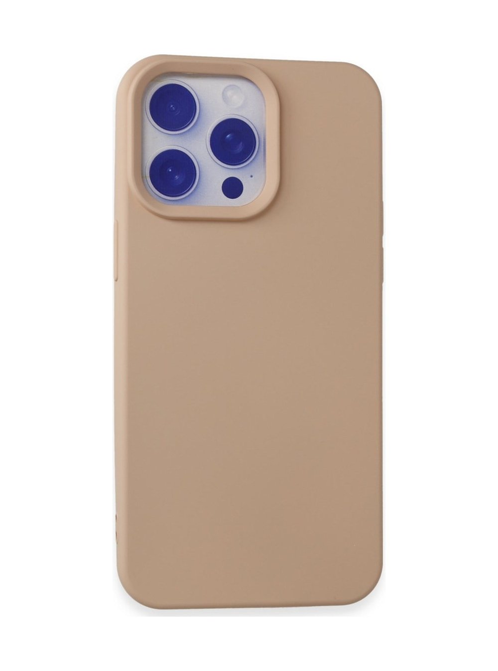 Apple iPhone Uyumlu 15 Pro Max - Kılıf Nano İçi Kadife Silikon - Pudra Belirtilmemiş