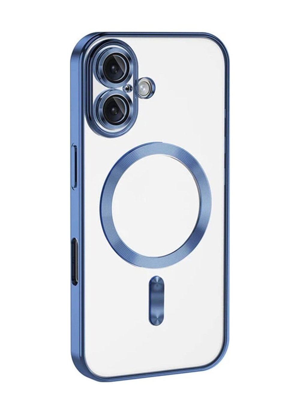 Apple iPhone Uyumlu   16 Kılıf Kross Magneticsafe Kapak - Mavi Belirtilmemiş