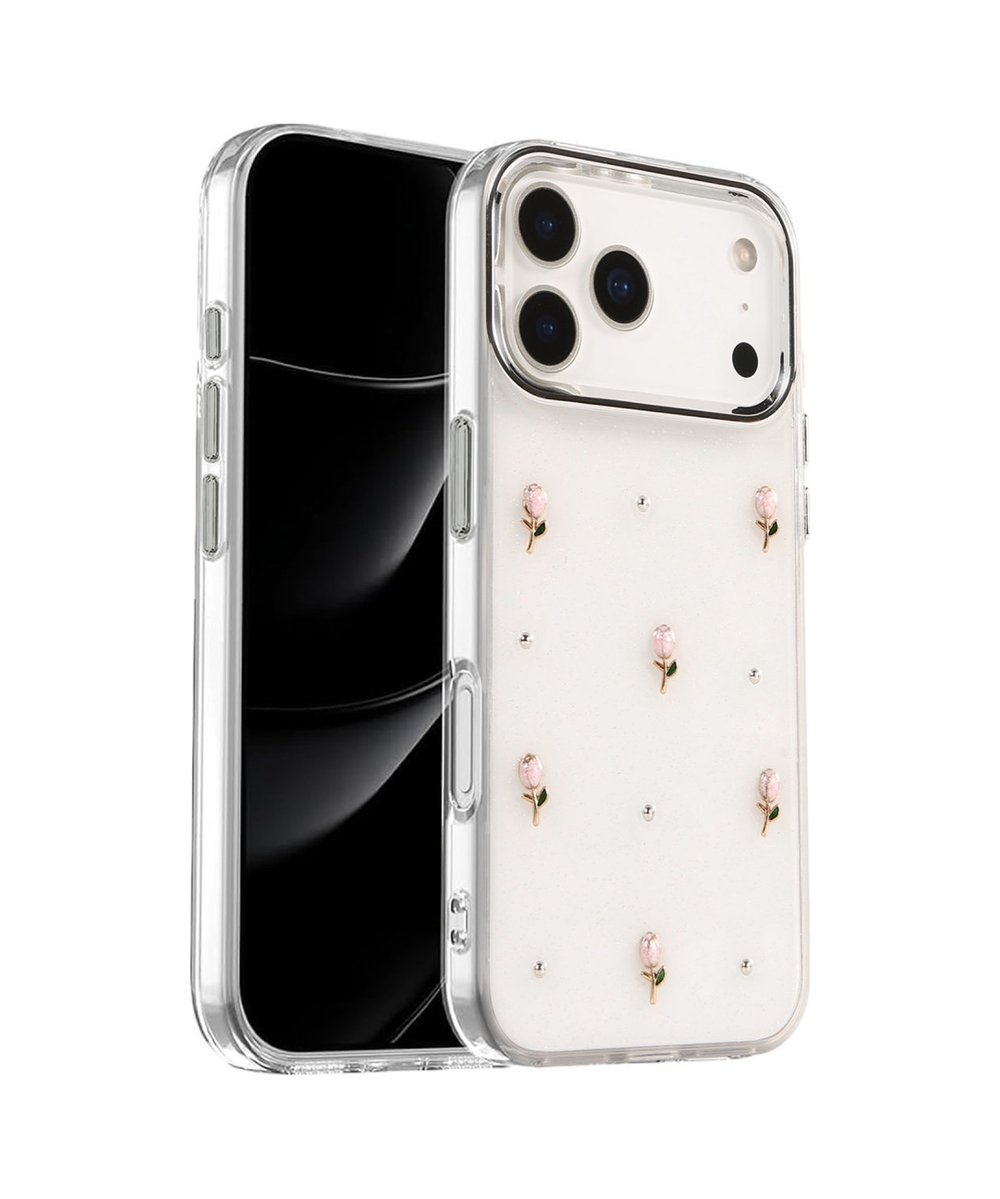 Apple iPhone Uyumlu 17 Pro Fiyonk Desenli - Kapak - Desen 6 Belirtilmemiş