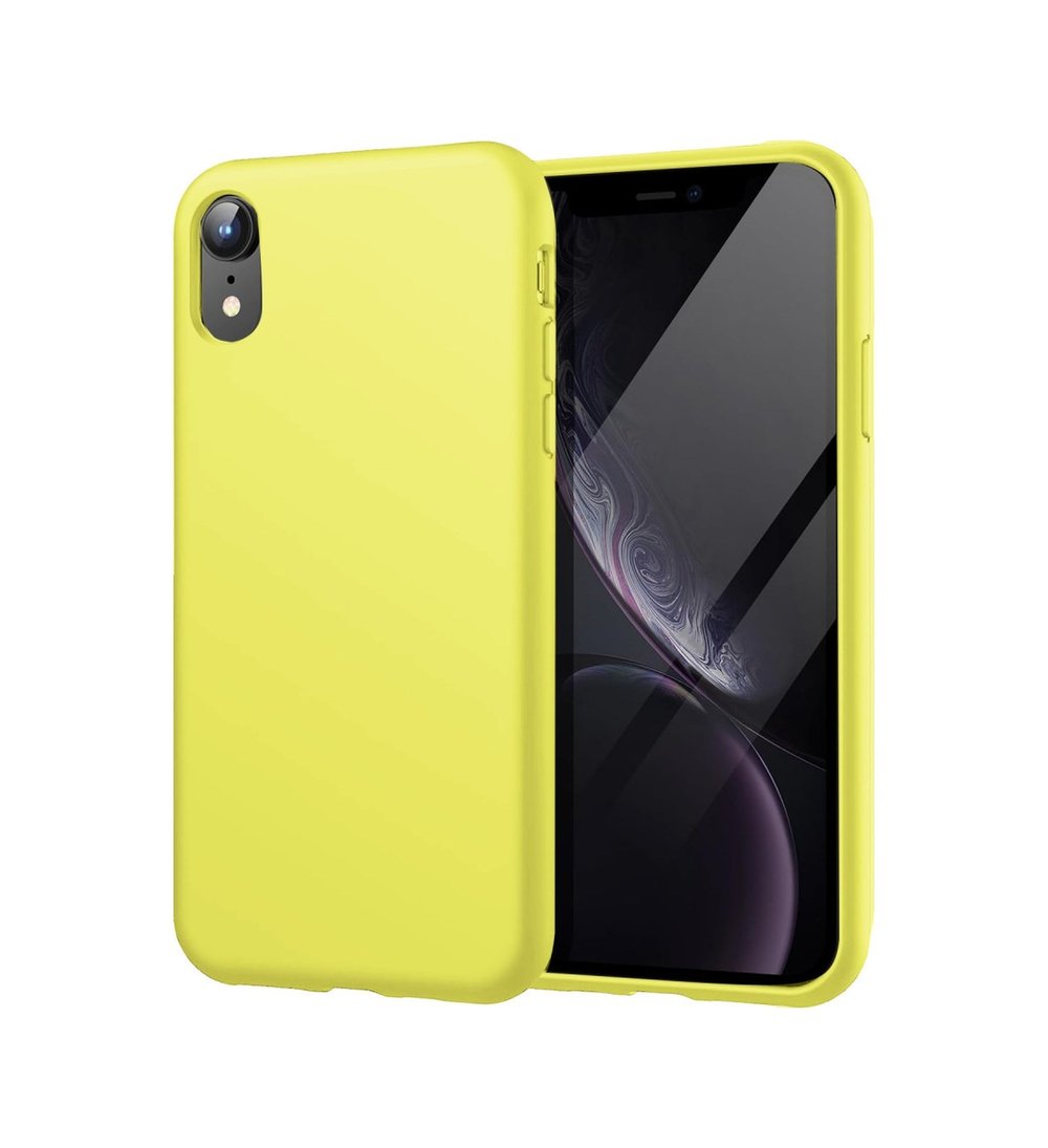 Apple iPhone Uyumlu  Xr Kılıf First Silikon -  Parlak Yeşil Belirtilmemiş