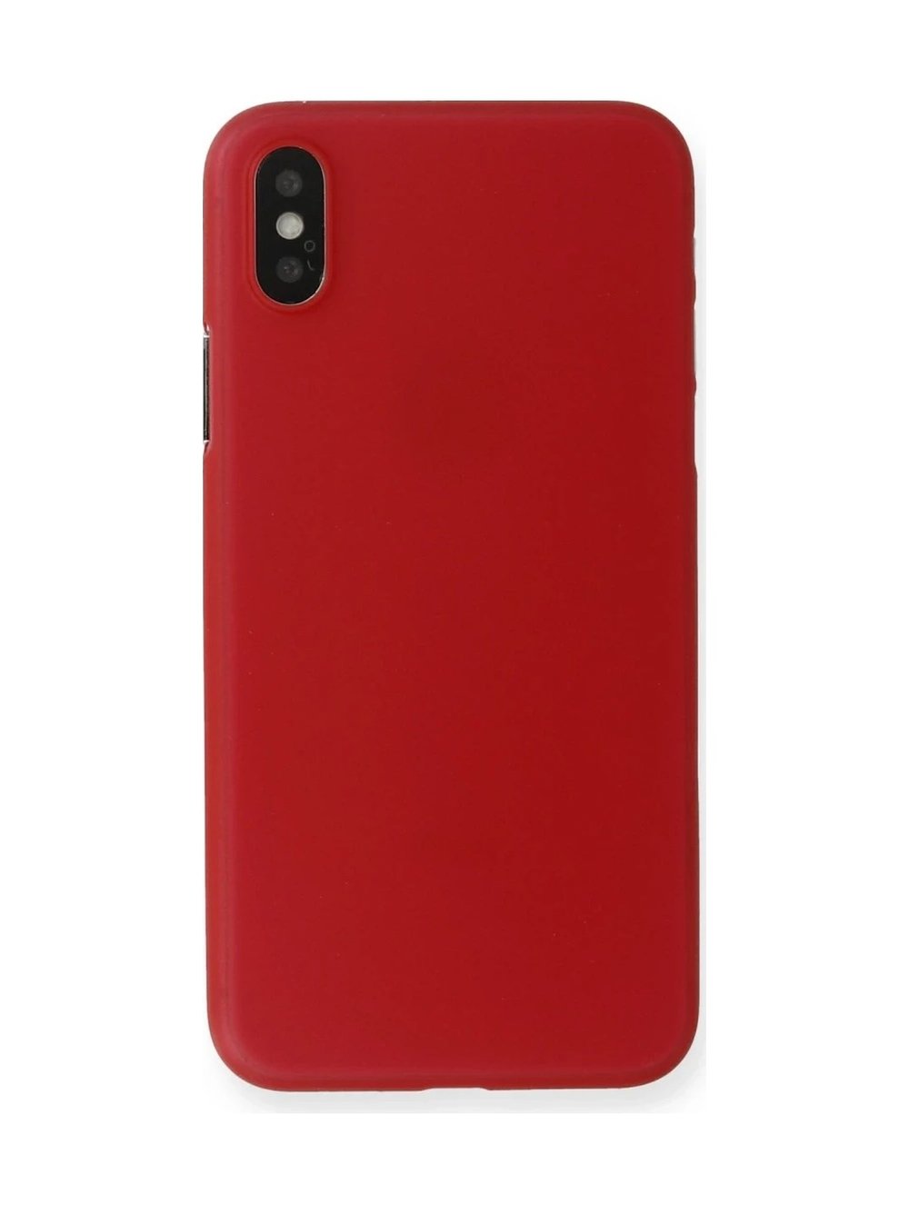 Apple İphone X Kılıf Pp Ultra İnce Kapak - Kırmızı 0.2M-Çok Renkli