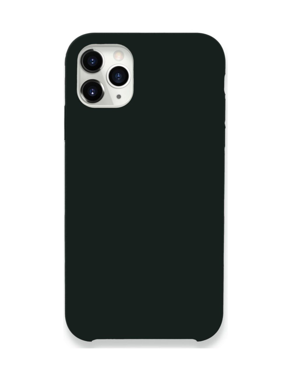 Apple Uyumlu   iPhone 11 Pro Kılıf Lansman Legant Silikon - Koyu Yeşil Belirtilmemiş